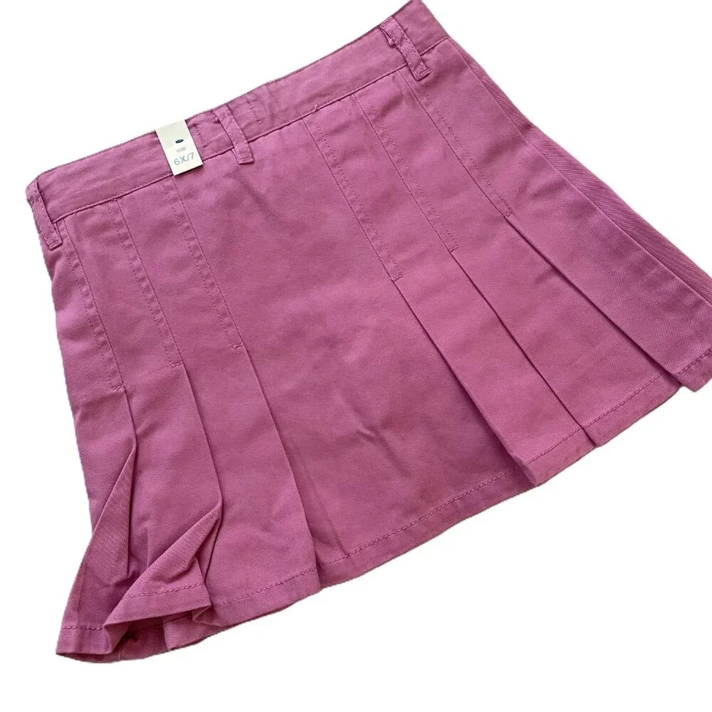 NWT Vintage Y2K The Children’s Place Pink Pleated Skort - Size 6X/7